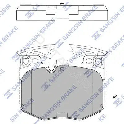 Тормозные колодки Hi-Q SP4139
