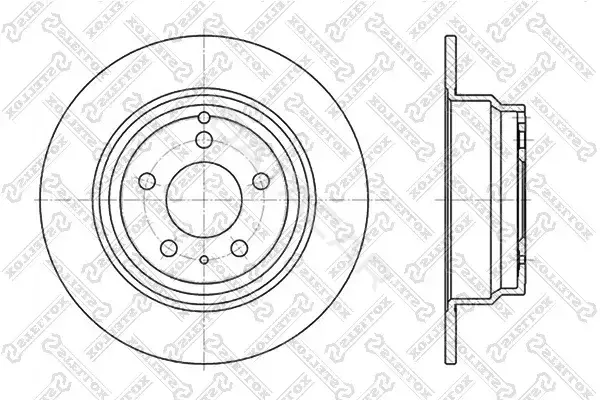 Тормозные диски STELLOX 6020-4833-SX