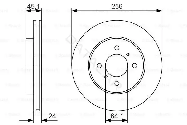 Тормозные диски BOSCH 0986479R51