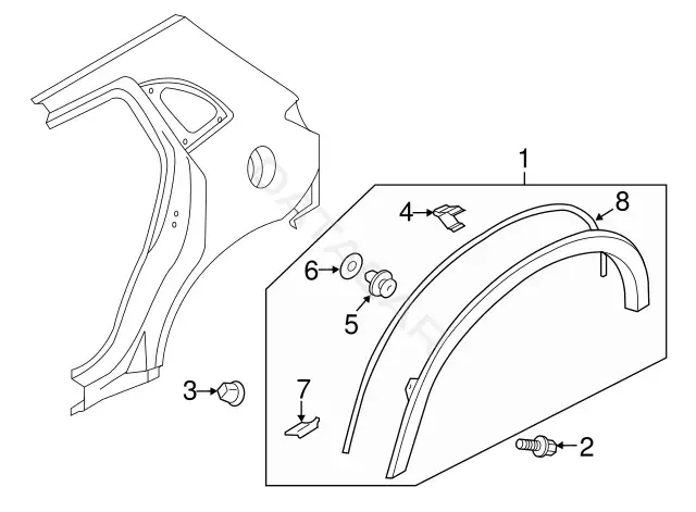 Болт подвески MITSUBISHI MS452393