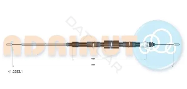 Трос ручника ADRIAUTO 41.0253.1
