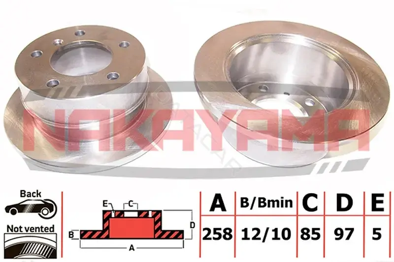 Тормозные диски NAKAYAMA Q4502
