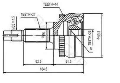 Шрус AYWIPARTS AW1510023A