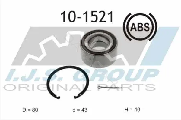 Подшипник ступицы IJS GROUP 10-1521