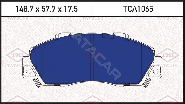 Тормозные колодки TATSUMI TCA1065