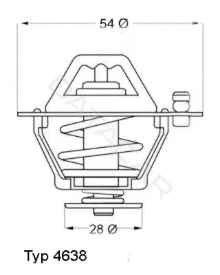 Термостат WAHLER 4638.76D