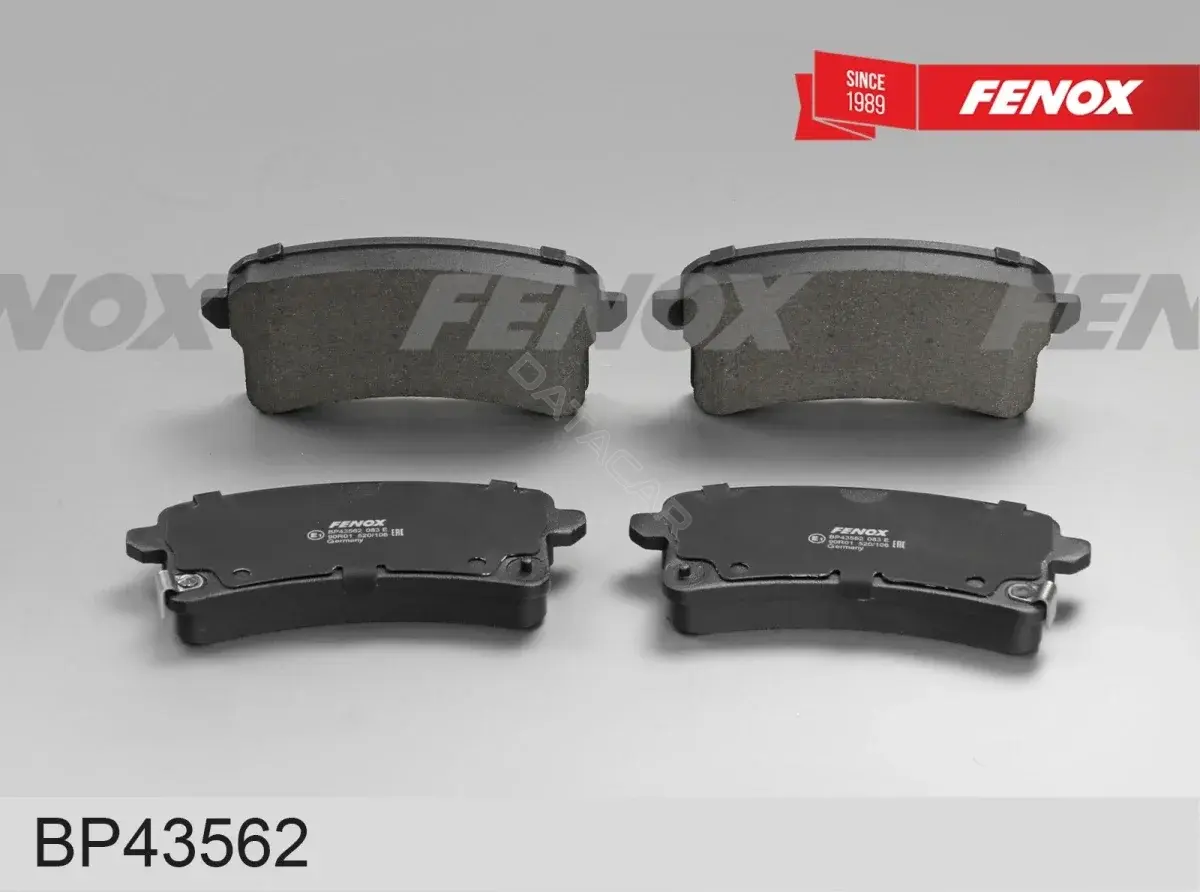 Тормозные колодки FENOX BP43562