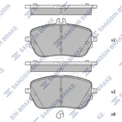 Тормозные колодки Hi-Q SP4498