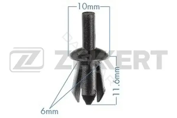 Клипса молдинга ZEKKERT BE-1503