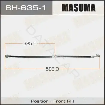 Тормозные шланги MASUMA BH-635-1