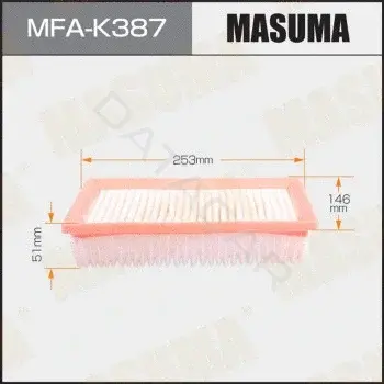 Воздушный фильтр MASUMA MFA-K387