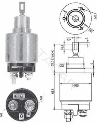 Реле втягивающее MAGNETI MARELLI 940113050126