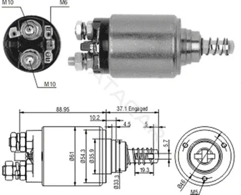 Реле втягивающее MAGNETI MARELLI 940113050186