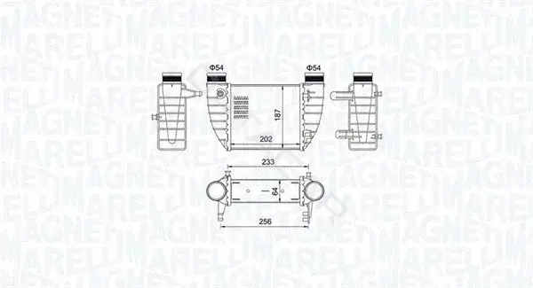 Интеркулер MAGNETI MARELLI 351319204850