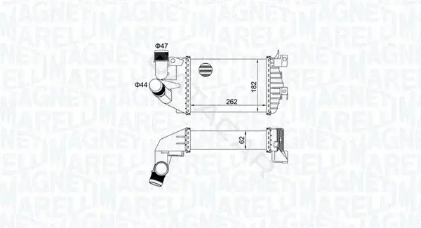 Интеркулер MAGNETI MARELLI 351319205080