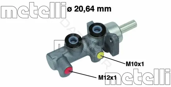 Главный тормозной цилиндр METELLI 05-0697