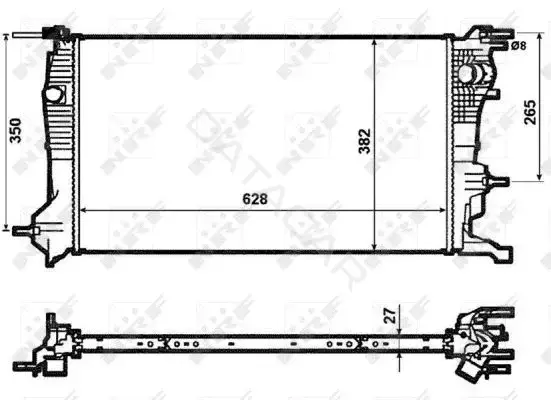 Радиатор охлаждения NRF 53963