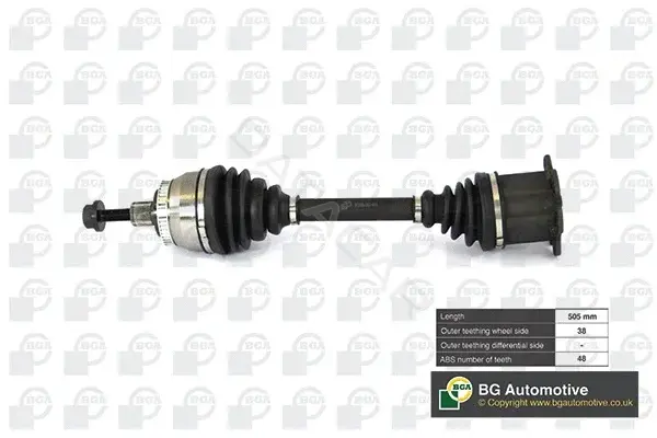 Приводной вал / Полуось BGA DS2305
