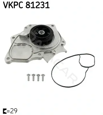 Водяной насос / Помпа SKF VKPC81231