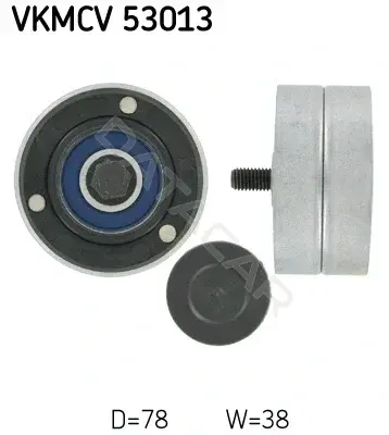 Ролик ремня генератора SKF VKMCV53013