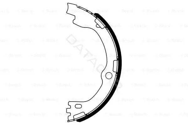 Барабанные колодки BOSCH 0986487964