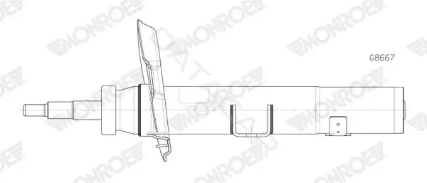Амортизаторы MONROE G8667