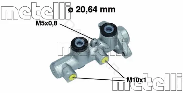 Главный тормозной цилиндр METELLI 05-0513