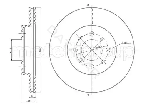 Тормозные диски METELLI 23-0344C