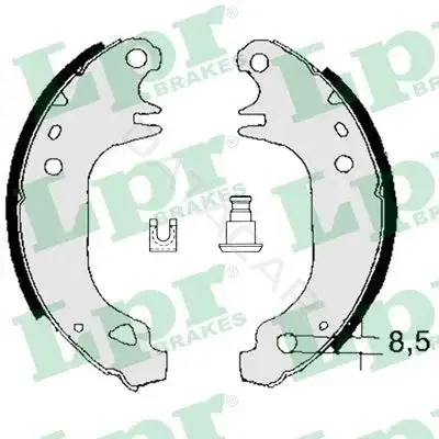 Барабанные колодки LPR/AP/RAL 03110