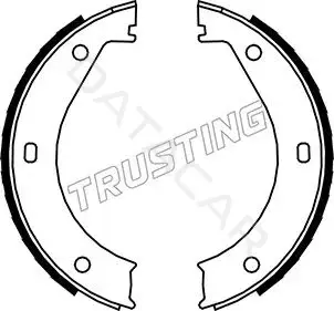 Колодки ручника TRUSTING 019.023