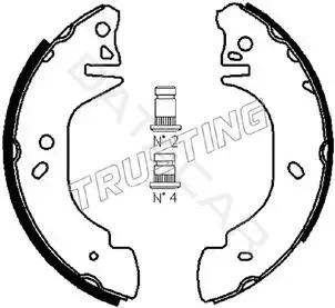 Барабанные колодки TRUSTING 040.135