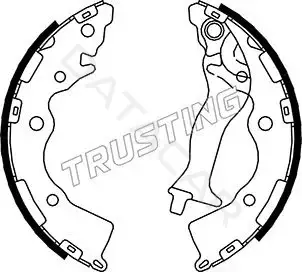 Барабанные колодки TRUSTING 046.218