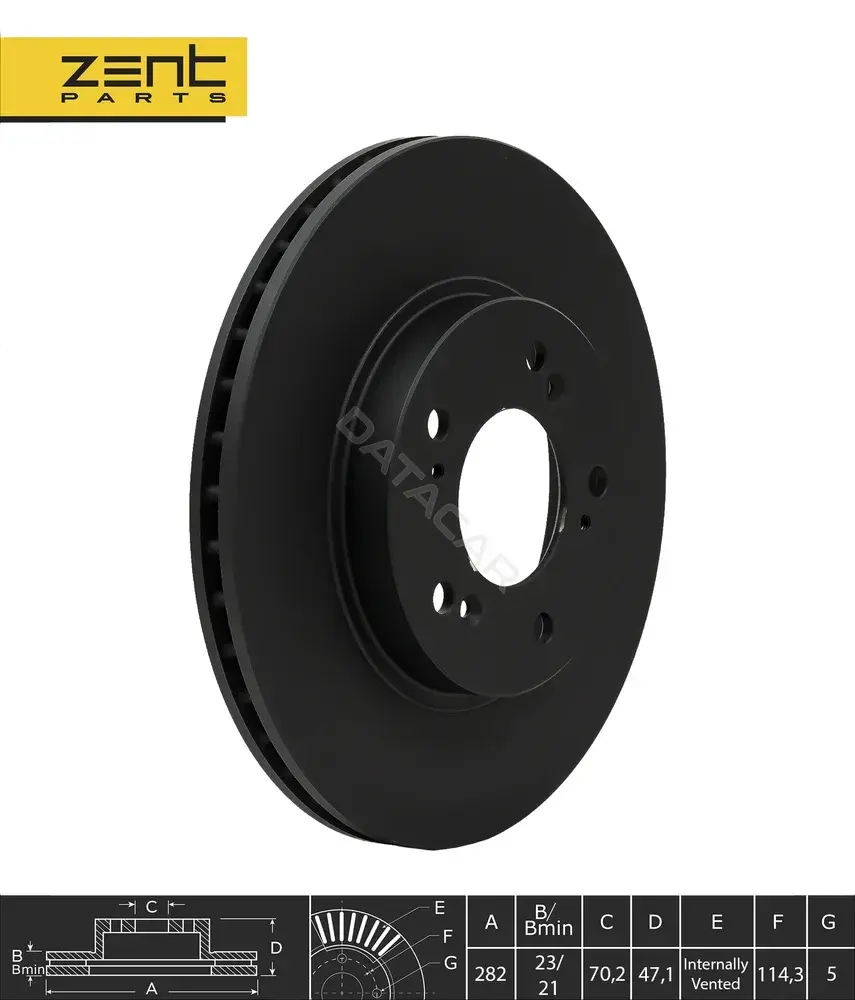 Тормозные диски ZentParts Z06087