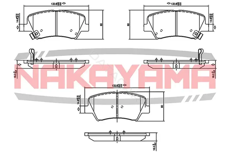 Тормозные колодки NAKAYAMA HP8618NY