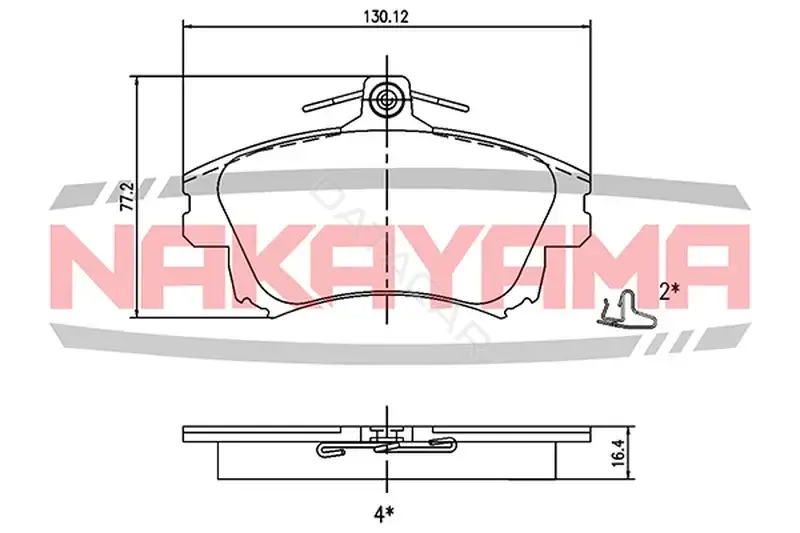 Тормозные колодки NAKAYAMA HP8583NY