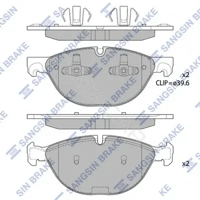 Тормозные колодки Hi-Q SP1924