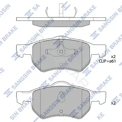 Тормозные колодки Hi-Q SP4183