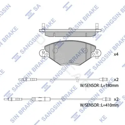 Тормозные колодки Hi-Q SP4230