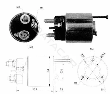 Реле втягивающее MAGNETI MARELLI 940113050065