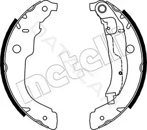 Барабанные колодки METELLI 53-0333