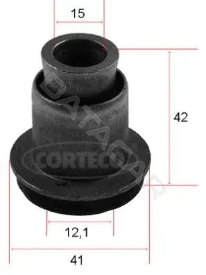 Сайлентблок рычага CORTECO 80004766