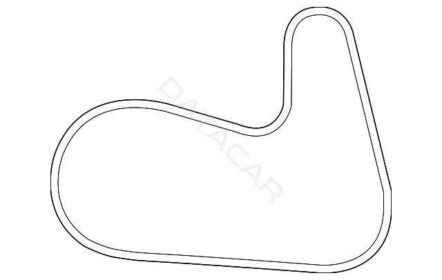 Ремень ручейковый MAZDA PE0815909C