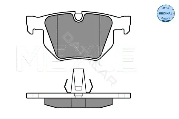 Тормозные колодки MEYLE 0252128217