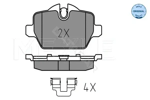 Тормозные колодки MEYLE 0252362316