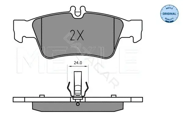 Тормозные колодки MEYLE 0252333516