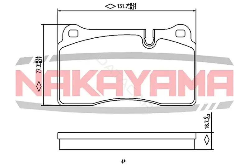 Тормозные колодки NAKAYAMA HP8615NY