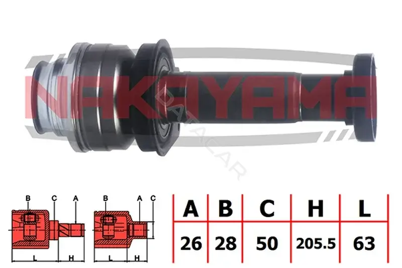 Шрус NAKAYAMA NJ7083NY