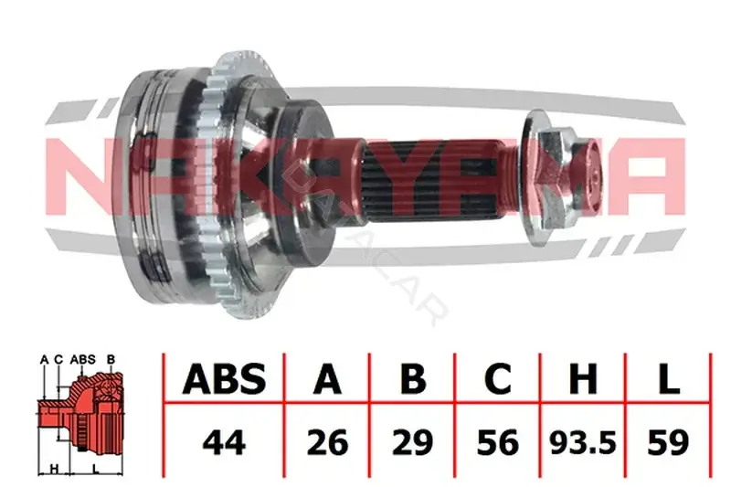 Шрус NAKAYAMA NJ401NY