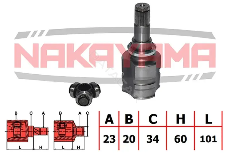 Шрус NAKAYAMA NJ7074NY