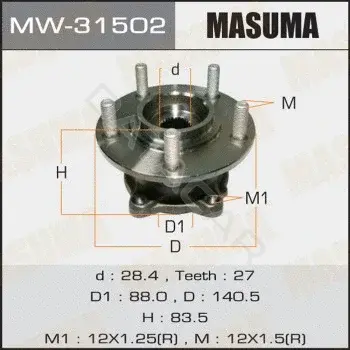 Подшипник ступицы MASUMA MW-31502